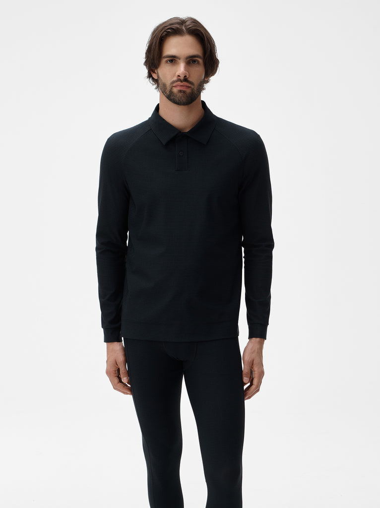 Movement Long Sleeve Polo – JACQUES NYC INC.