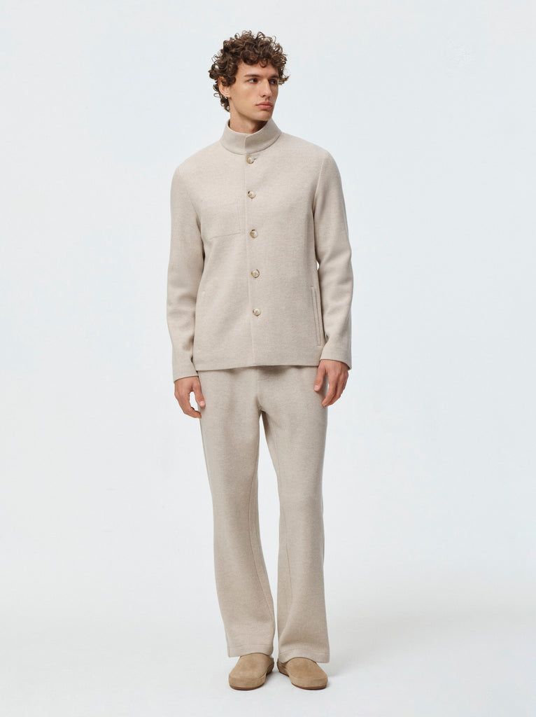 Cashmere Wool Stand Collar Jacket – JACQUES NYC INC.